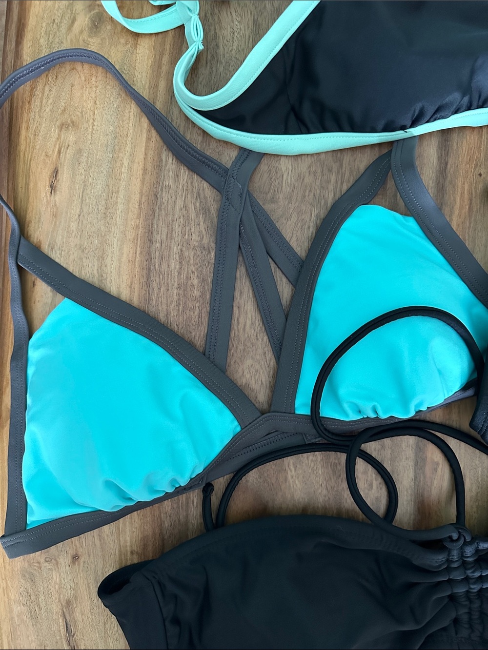 Victoria’s Secret OP XHILARATION Champion 5 LARGE BIKINI TOPS good cond bundle - Picture 3 of 17